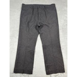 Wrangler Pants Mens Gray Polyester Wrancher Western 82HG Size 40x29‎